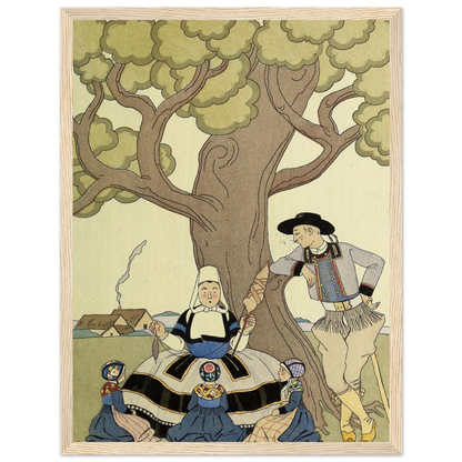 Falbalas et fanfreluches, Il était une fois (1925) Art Print | George Barbier-Quipham Collections