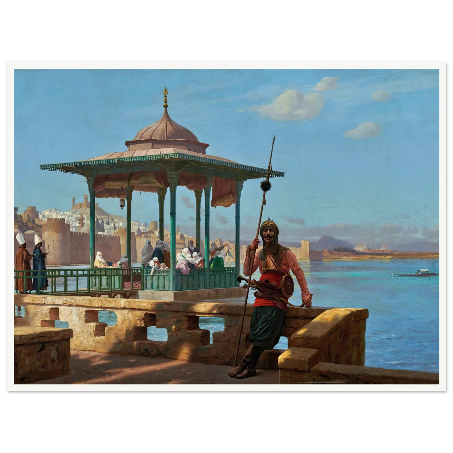 The Harem In The Kiosk Art Print | Jean Leon Gerome-Quipham Collections