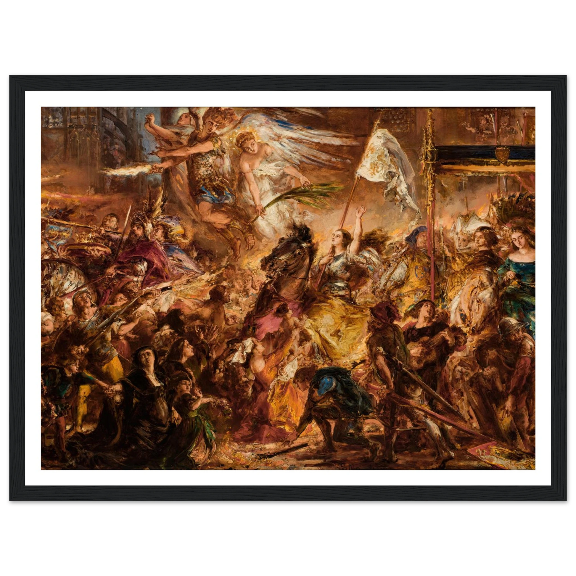 The Maid of Orleans (1883) Art Print | Jan Matejko-Quipham Collections