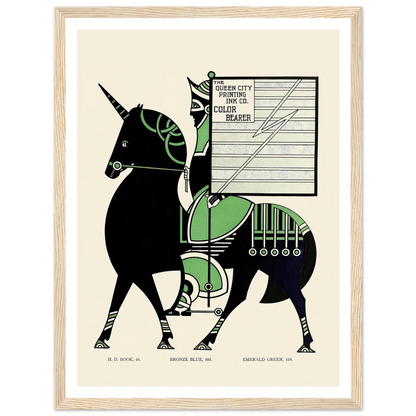 Queen City Ink, Ad. 11 (1890-1913) Art Print | Augustus Jansson-Quipham Collections