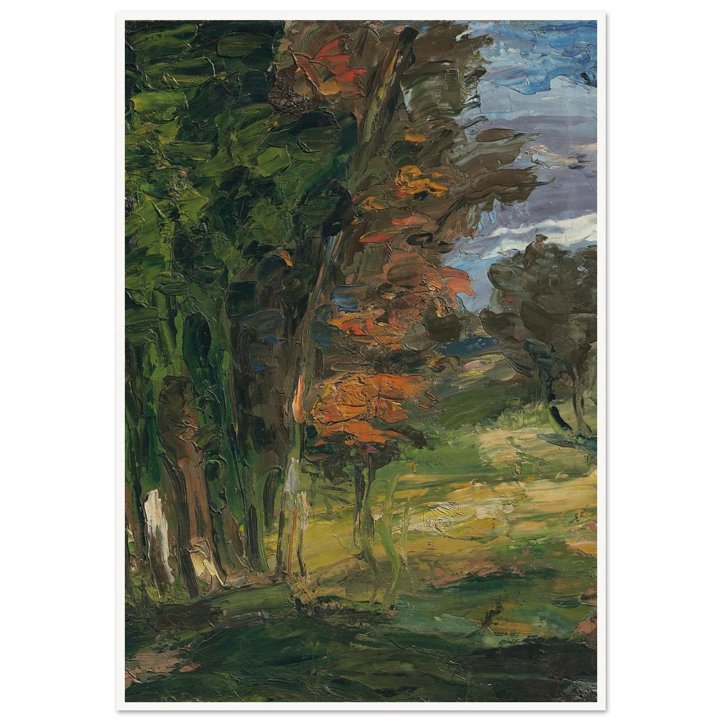 Paysage (1862-1864) Art Print | Paul Cezanne-Quipham Collections