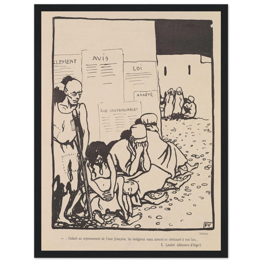 1er mai 1903 Art Print | Felix Vallotton - Framed Poster - 30x40 cm / 12x16″ - Black frame