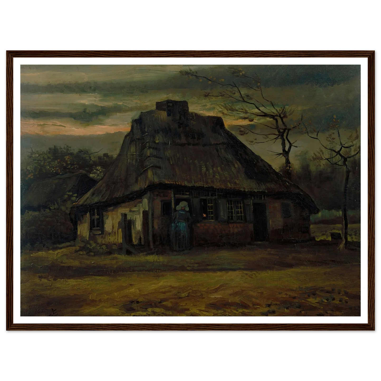 The cottage (1885) Art Print | Vincent van Gogh-Quipham Collections