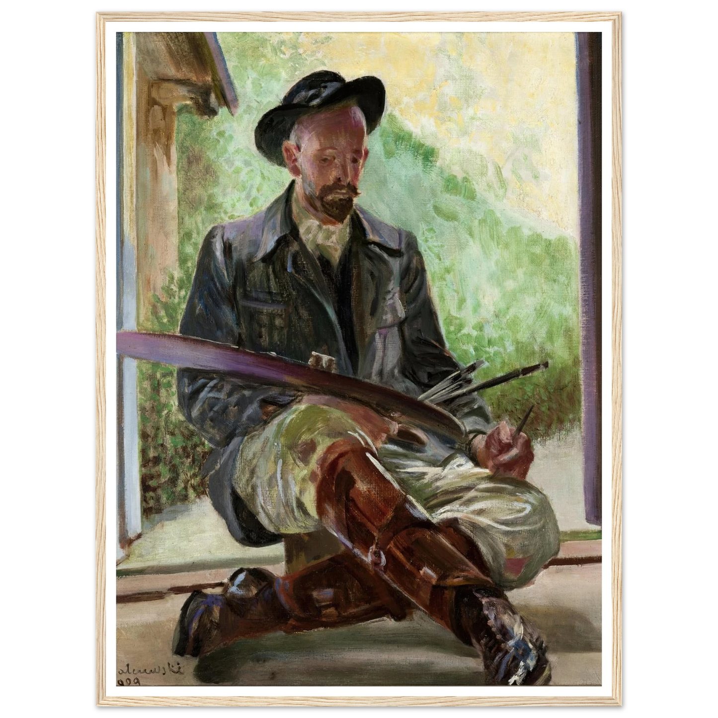 My Models – Triptych (Central Part) (1909) Art Print | Jacek Malczewski-Quipham Collections
