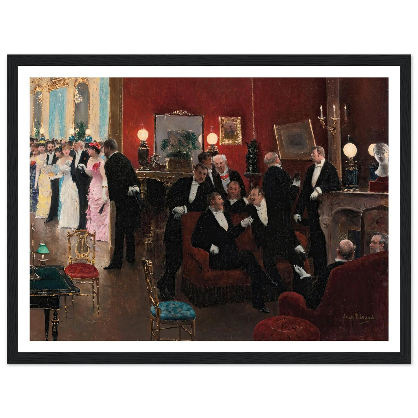 La réception Art Print | Jean Beraud-Quipham Collections