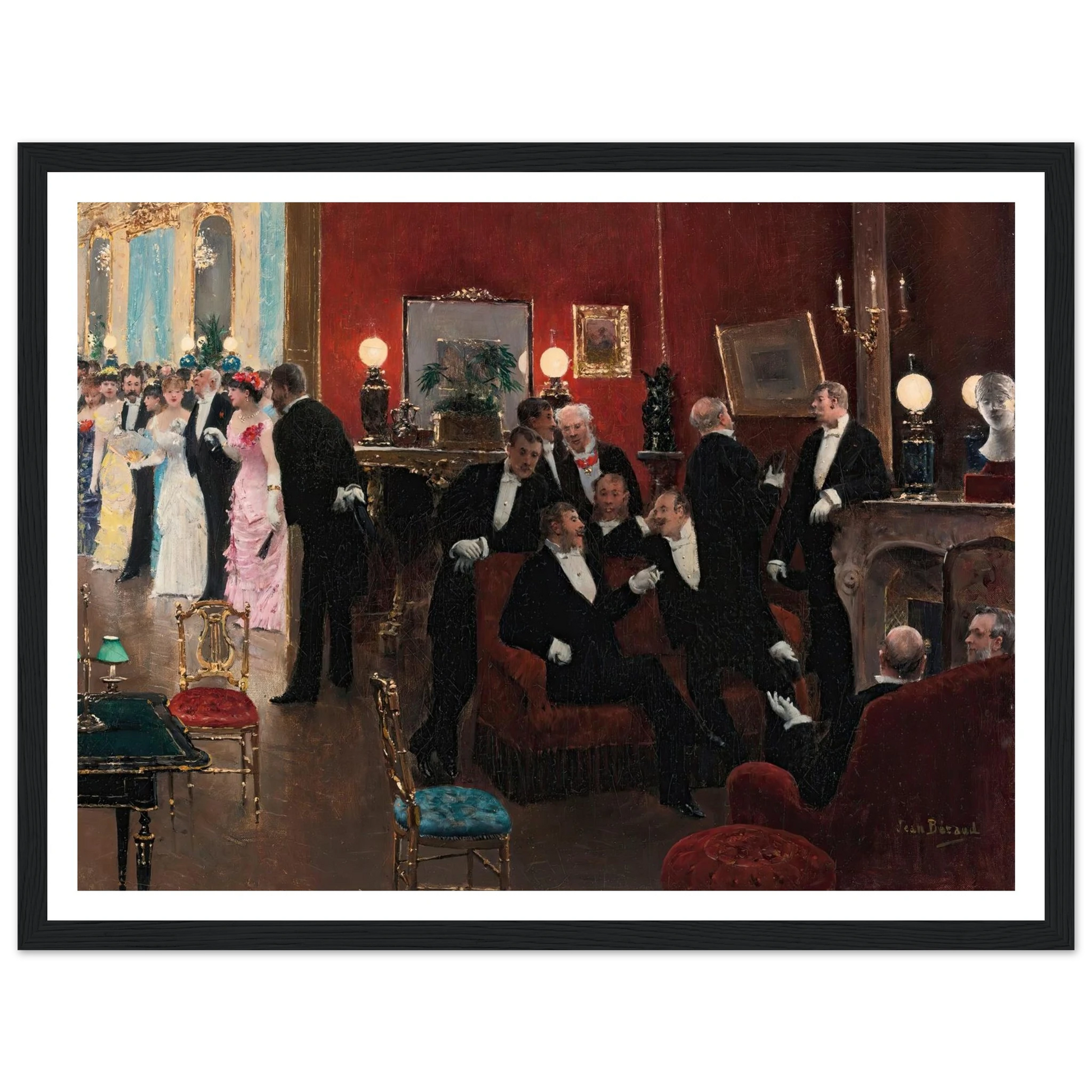 La réception Art Print | Jean Beraud-Quipham Collections