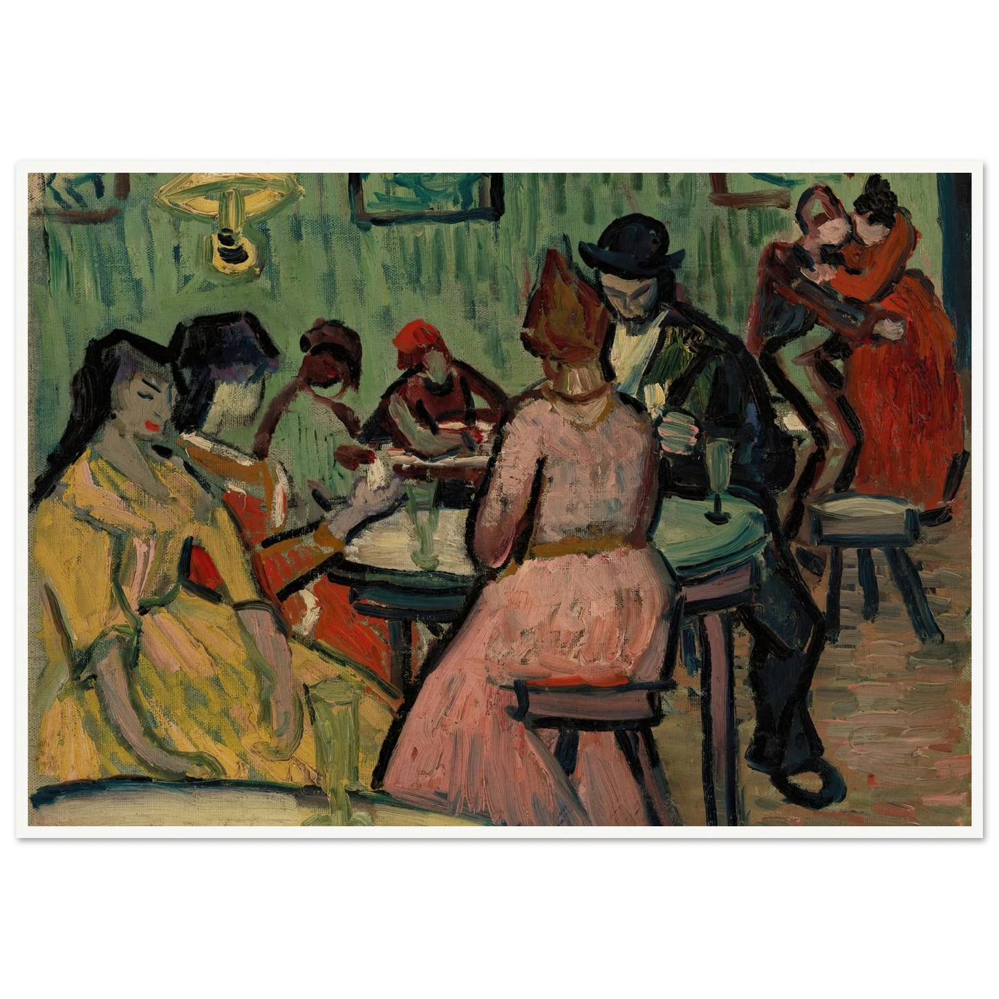 The Brothel (Le Lupanar) (1888) Art Print | Vincent van Gogh-Quipham Collections