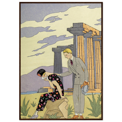 Falbalas et fanfreluches, Paestum (1925) Art Print | George Barbier-Quipham Collections