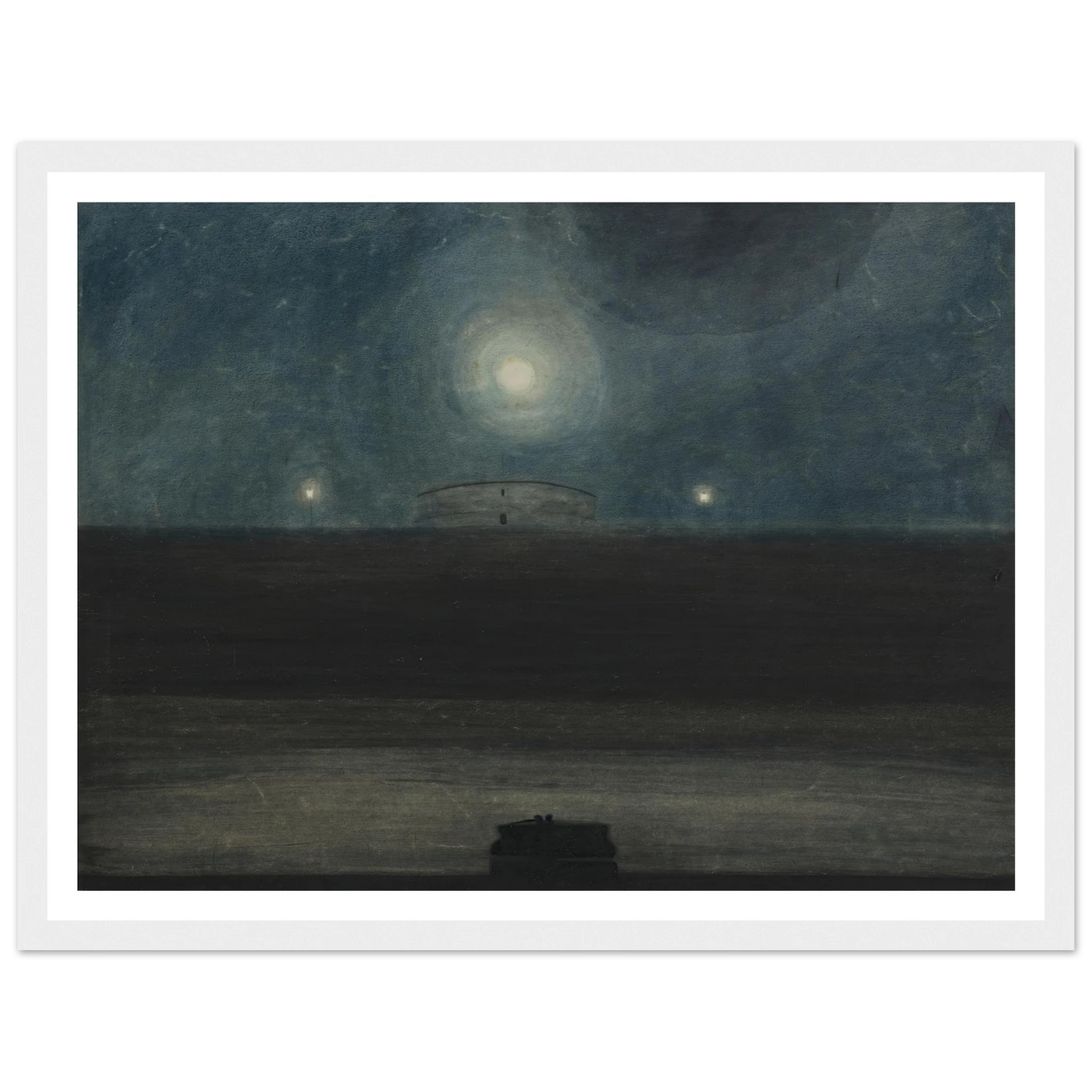 Strand met maan (1908) Art Print | Leon Spilliaert-Quipham Collections