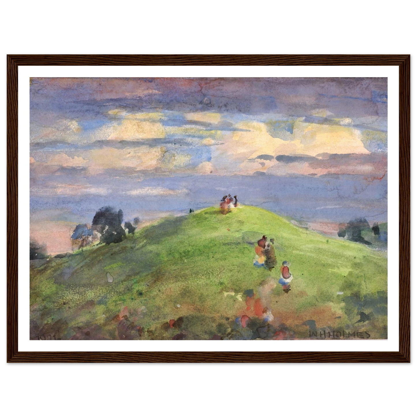 On The Sunset Hill, 1926 (1926) Art Print | William Henry Holmes-Quipham Collections