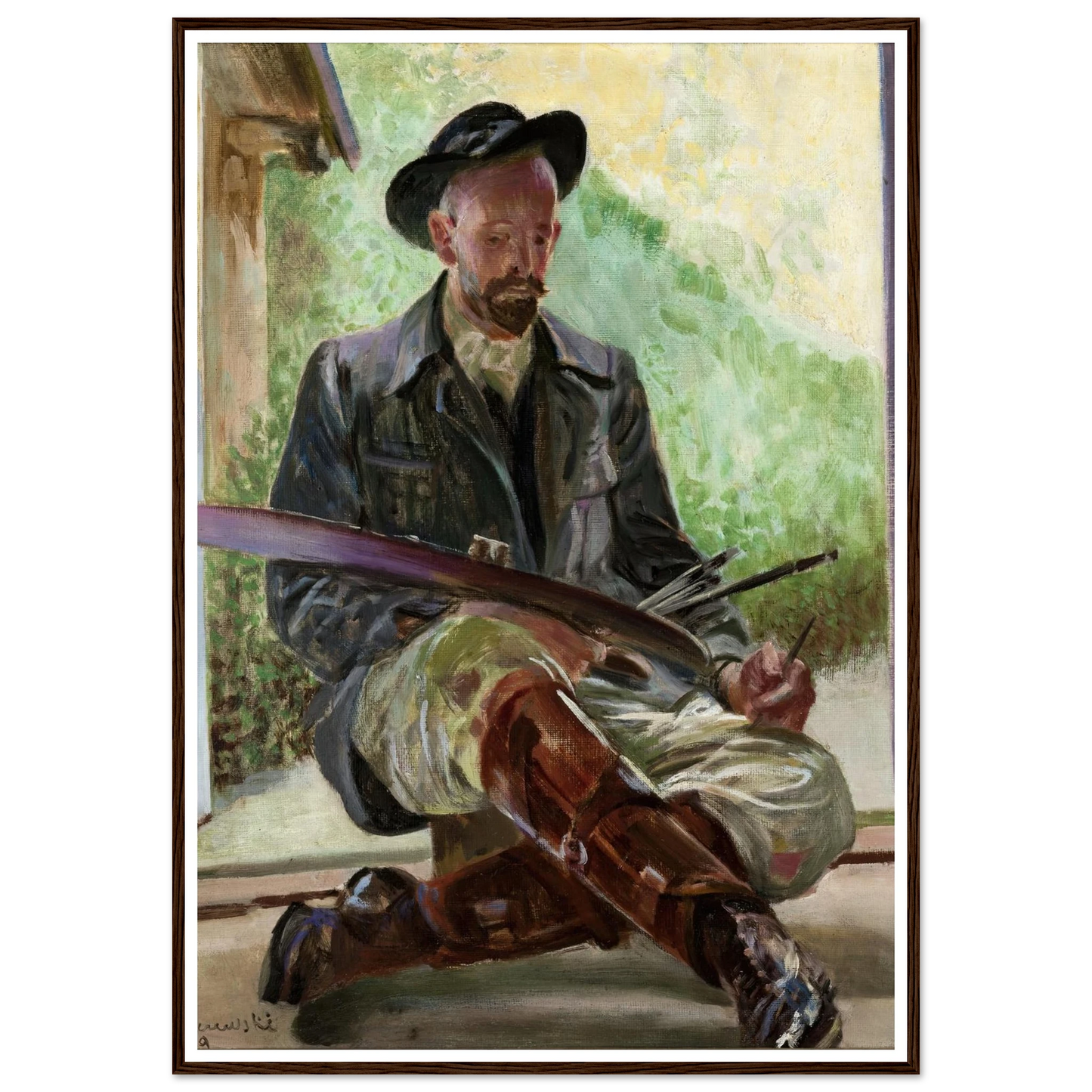 My Models – Triptych (Central Part) (1909) Art Print | Jacek Malczewski-Quipham Collections
