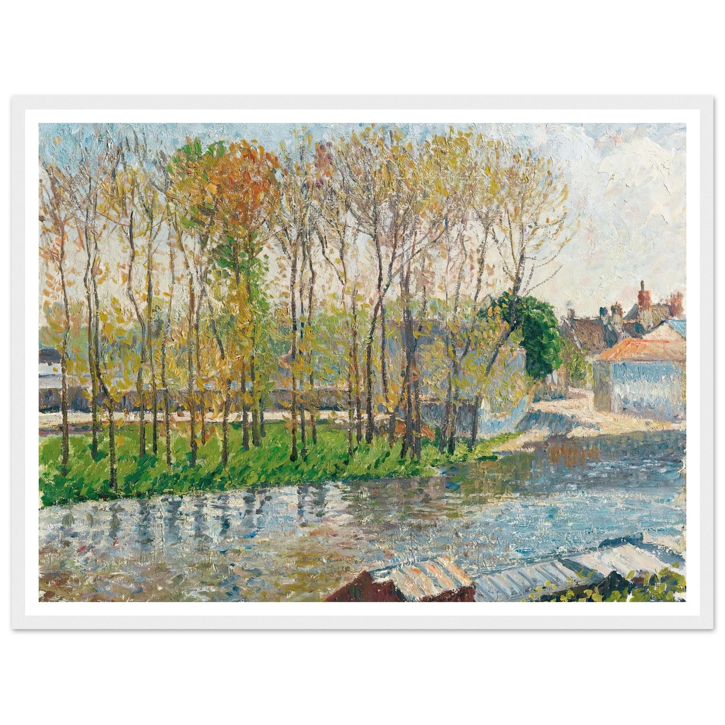 Bords Du Loing À Moret (1901) Art Print | Camille Pissarro-Quipham Collections