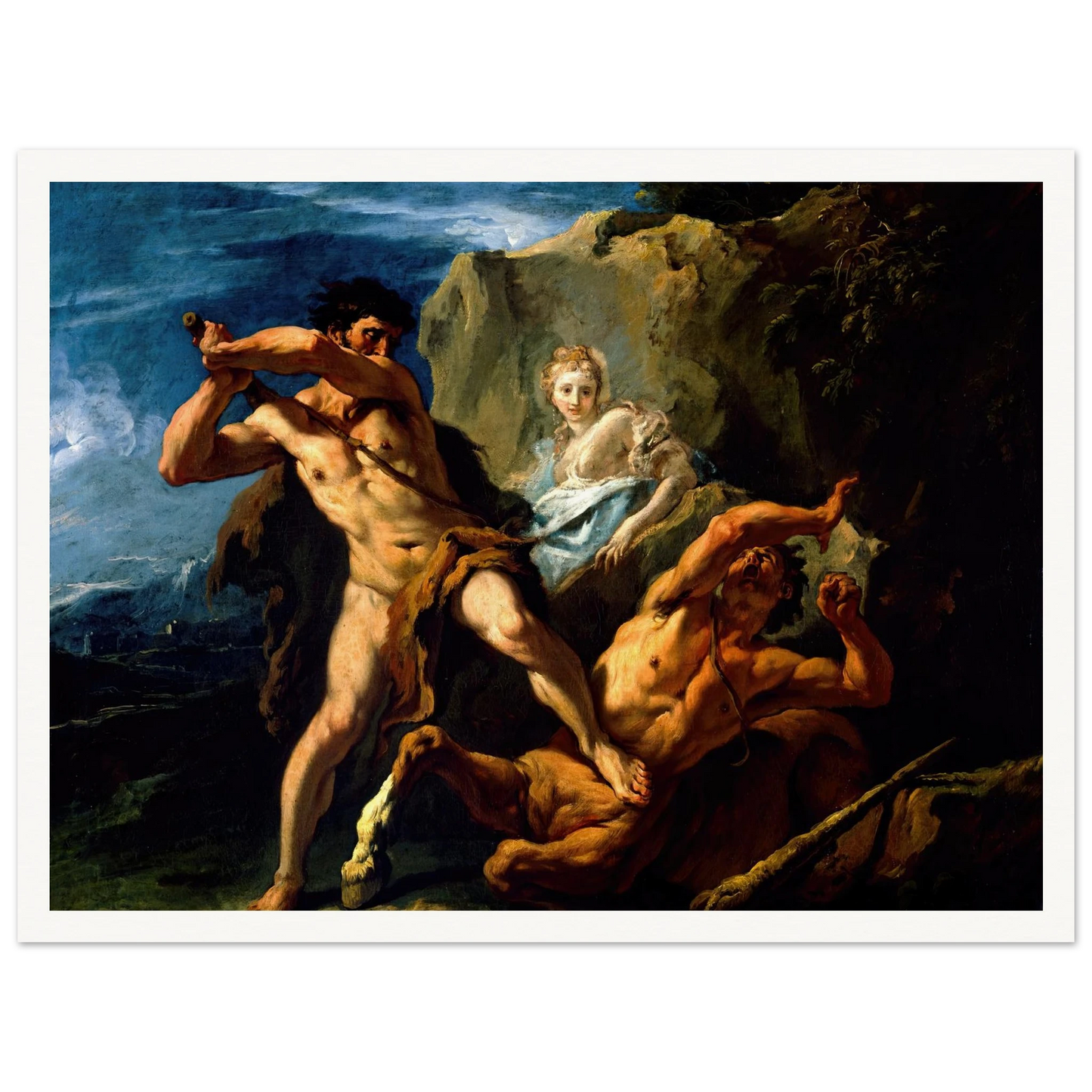 Hercules Killing the Centaur Nessus Art Print | Sebastiano Ricci-Quipham Collections