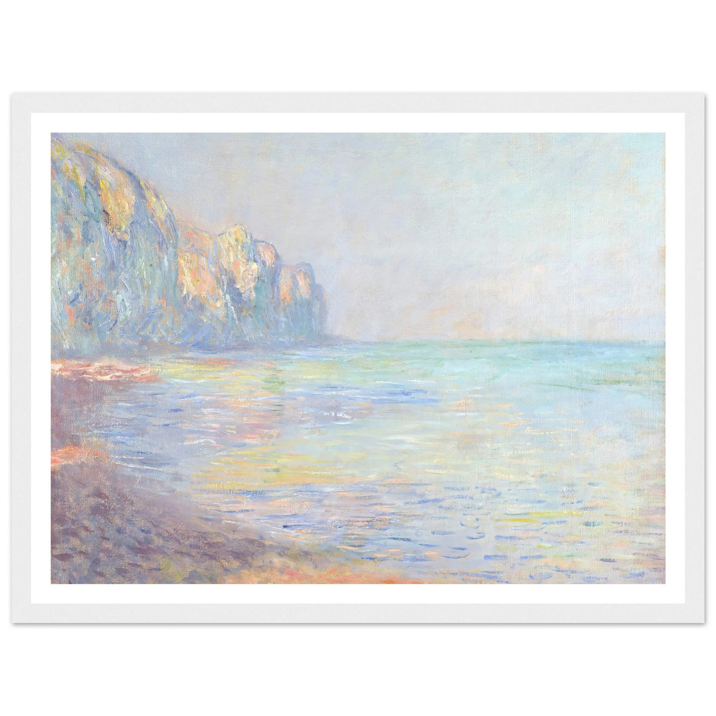 Le Matin, temps brumeux, Pourville (Misty Morning at Pourville) (1882) Art Print | Claude Monet-Quipham Collections