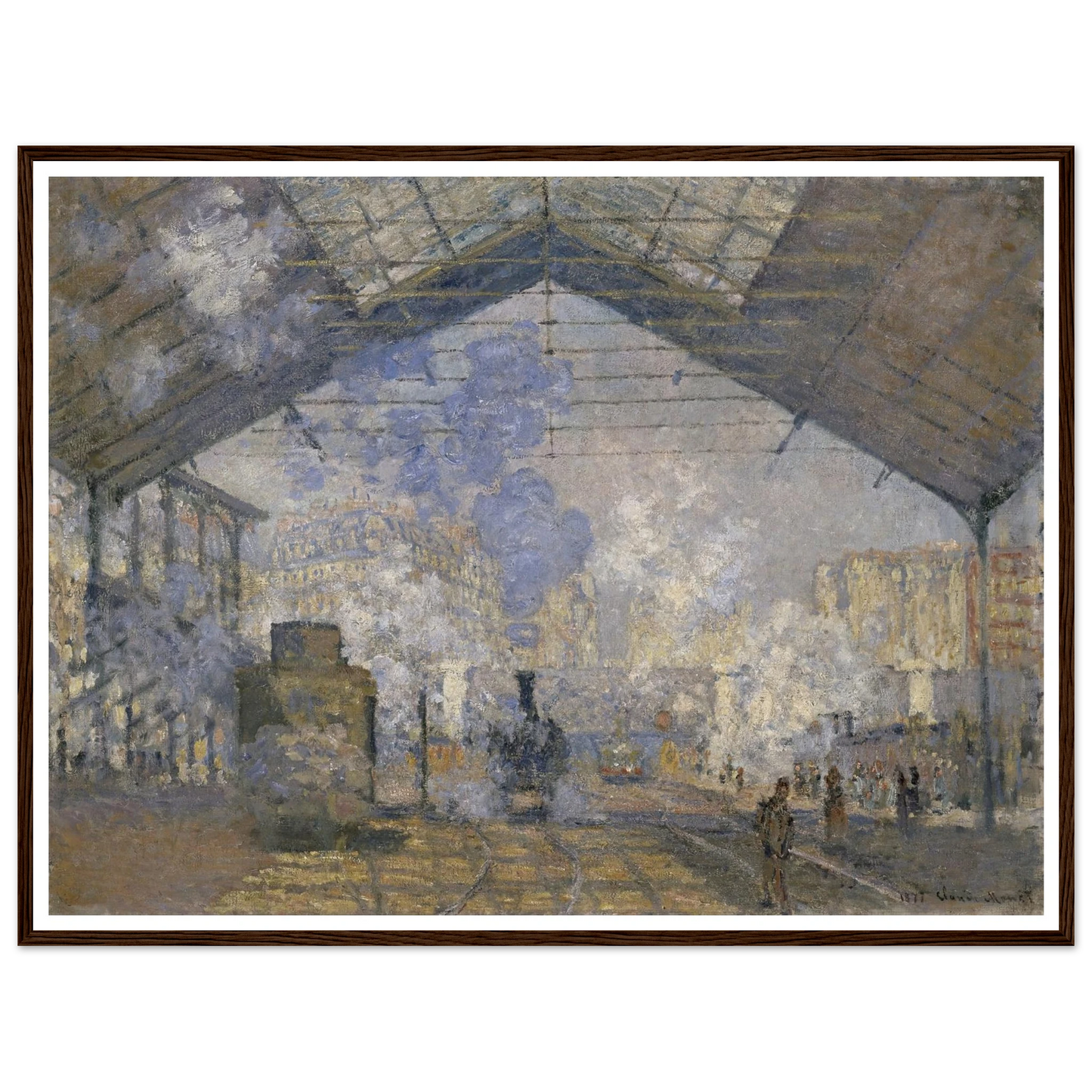 The Saint-Lazare Station (1877) Art Print | Claude Monet-Quipham Collections