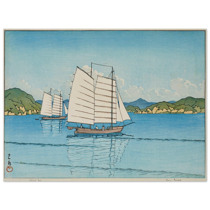 Inland Sea (1952) Art Print | Kawase Hasui-Quipham Collections