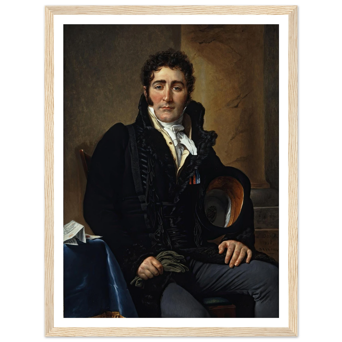 Portrait of the Comte de Turenne (1816) Art Print | Jacques Louis David-Quipham Collections