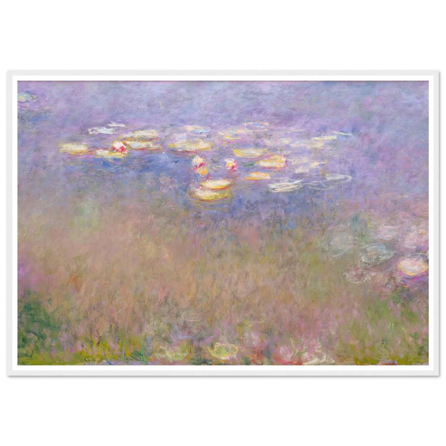 Water Lilies (c.1915–26) Art Print | Claude Monet-Quipham Collections