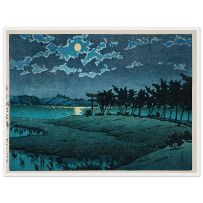 Mito, Hinuma, Hiroura (1946) Art Print | Kawase Hasui-Quipham Collections