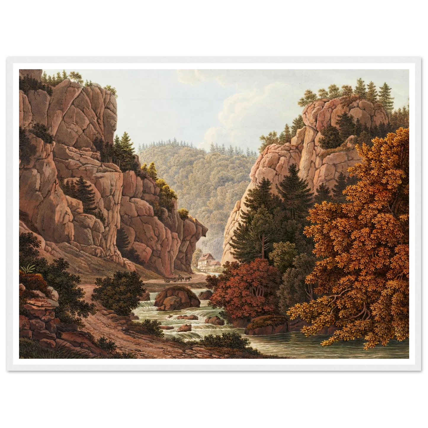 Entrée du Val de Moutier Art Print | Peter Birmann-Quipham Collections