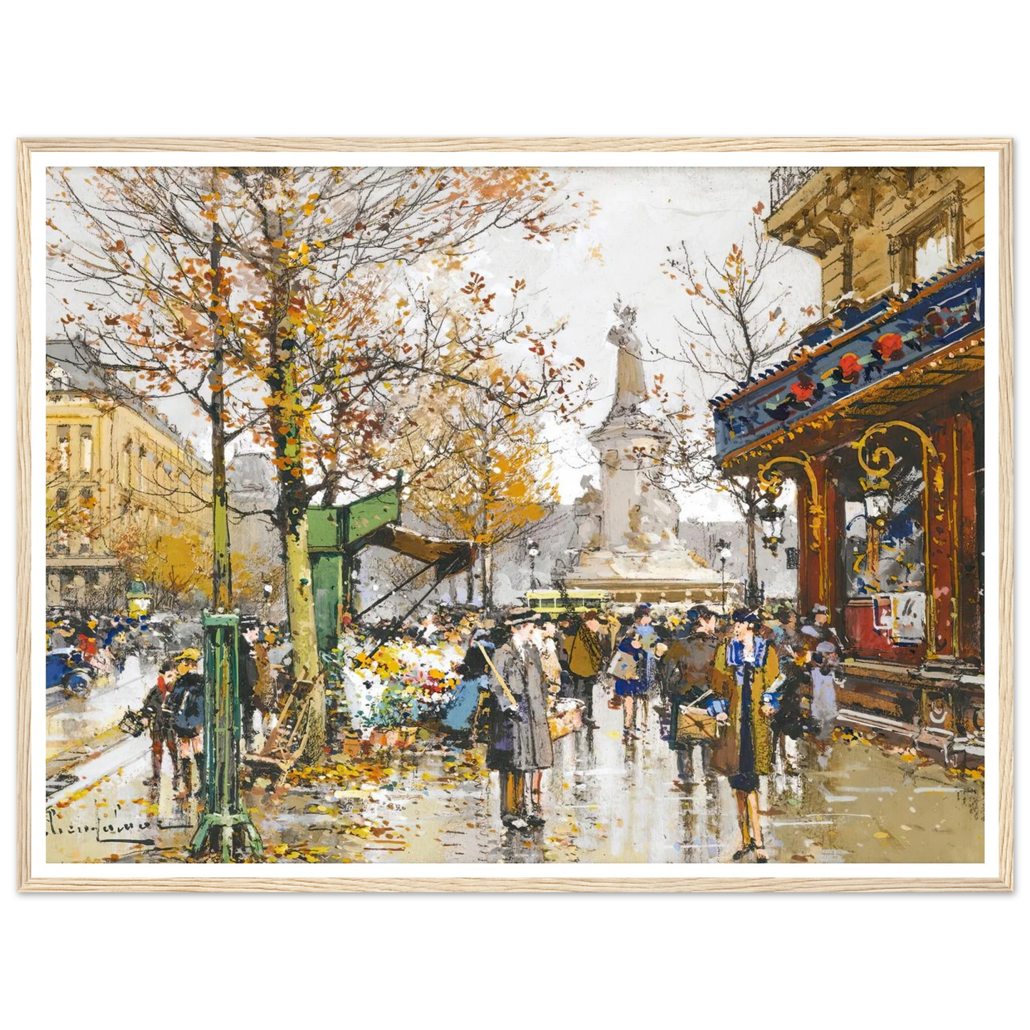 Place De La Republique Art Print | Eugene Galien Laloue-Quipham Collections