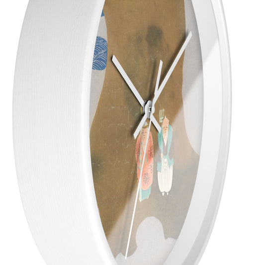 A Thousand Grasses Pl.21 Wall Clock | Kamisaka Sekka-Quipham Collections