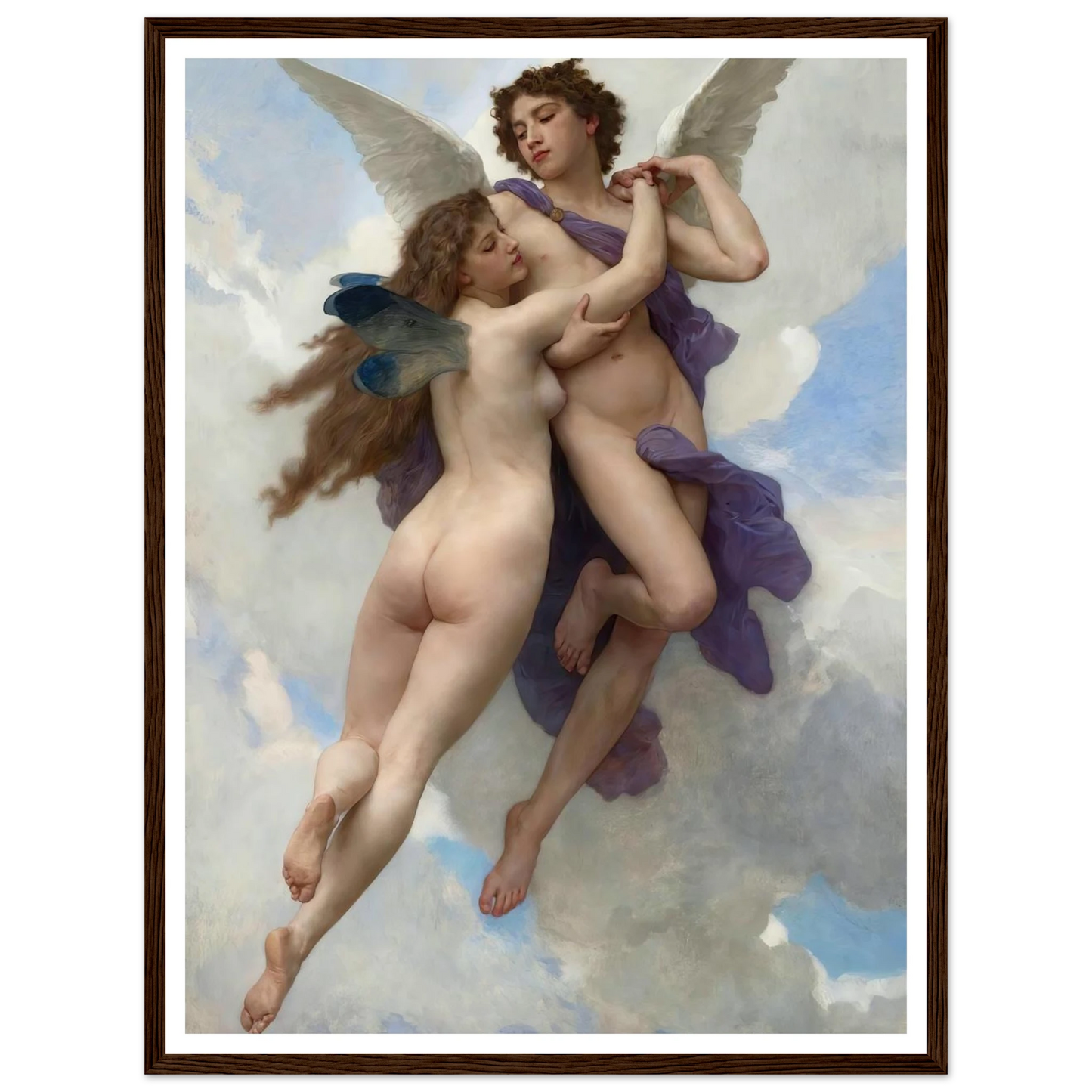 Love And Psyché (1899) Art Print | William Bouguereau-Quipham Collections