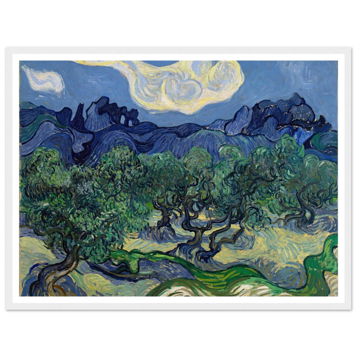 The Olive Trees (1889) Art Print | Vincent van Gogh-Quipham Collections