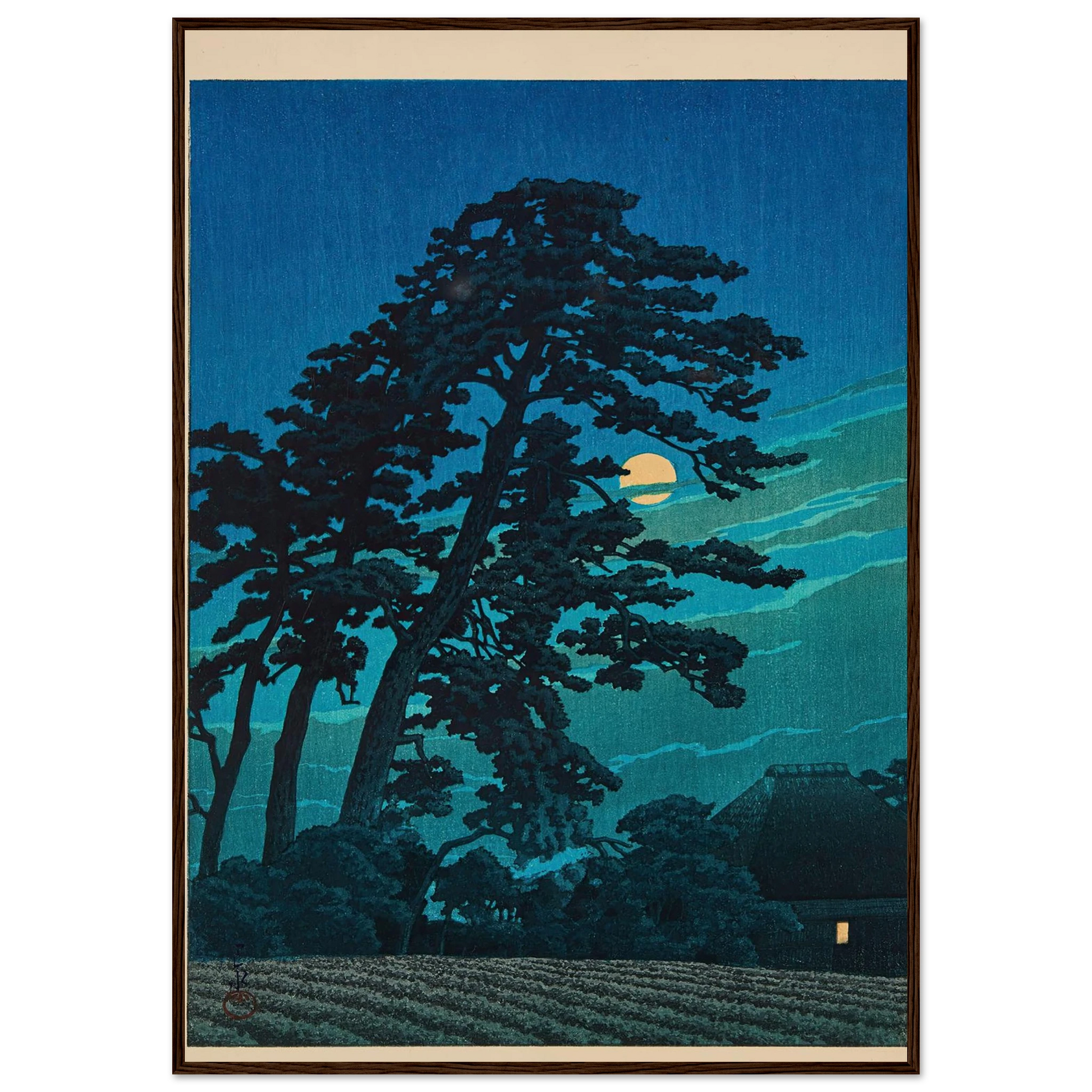 Magome no tsuki (Moon at Magome) (1930) Art Print | Kawase Hasui-Quipham Collections
