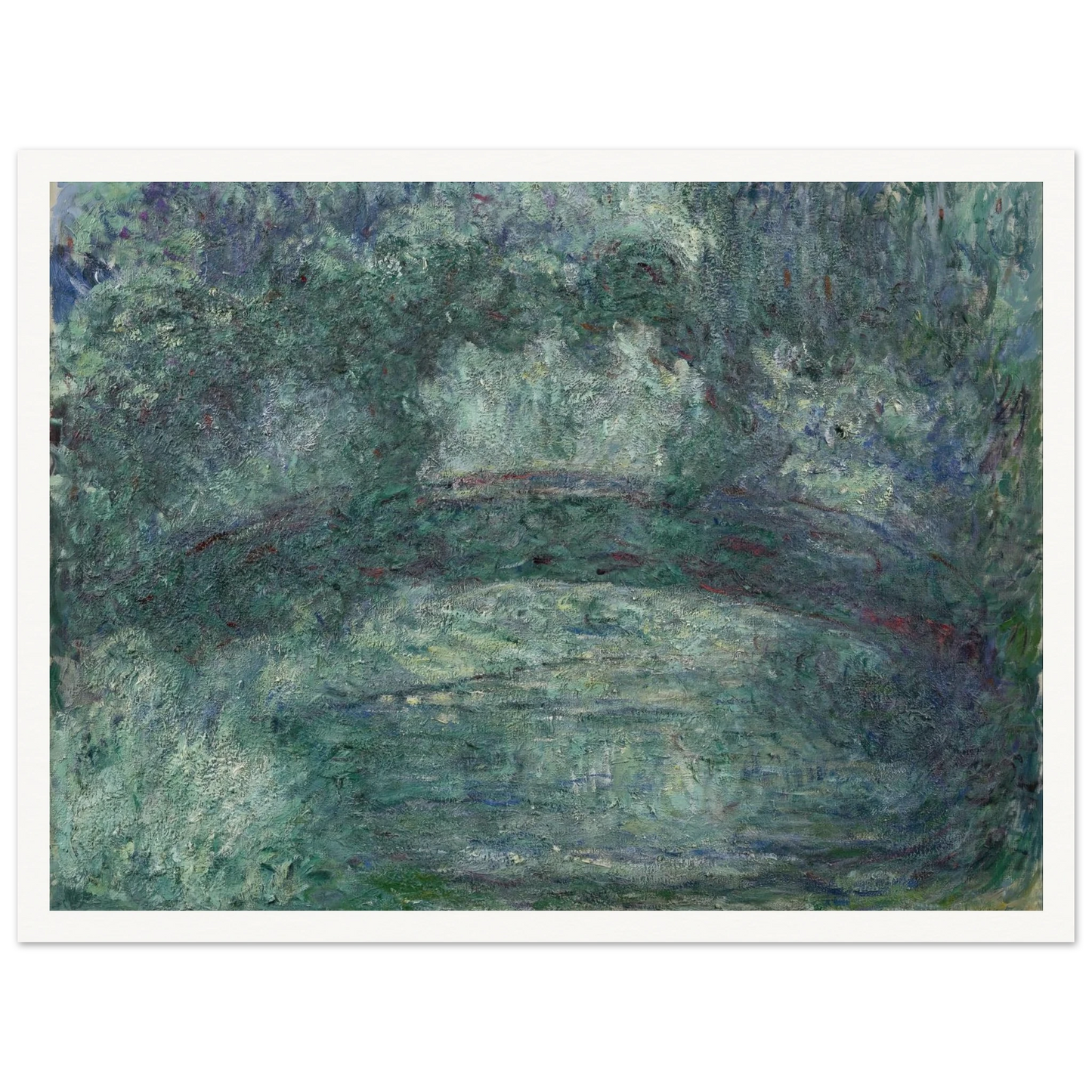 The Japanese bridge (1919-1924) Art Print | Claude Monet-Quipham Collections