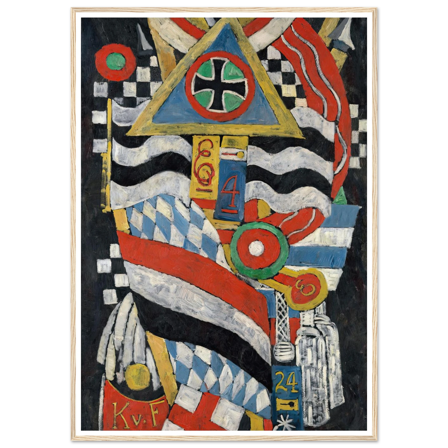 Portrait of a German Officer (1914) Art Print | Marsden Hartley-Quipham Collections