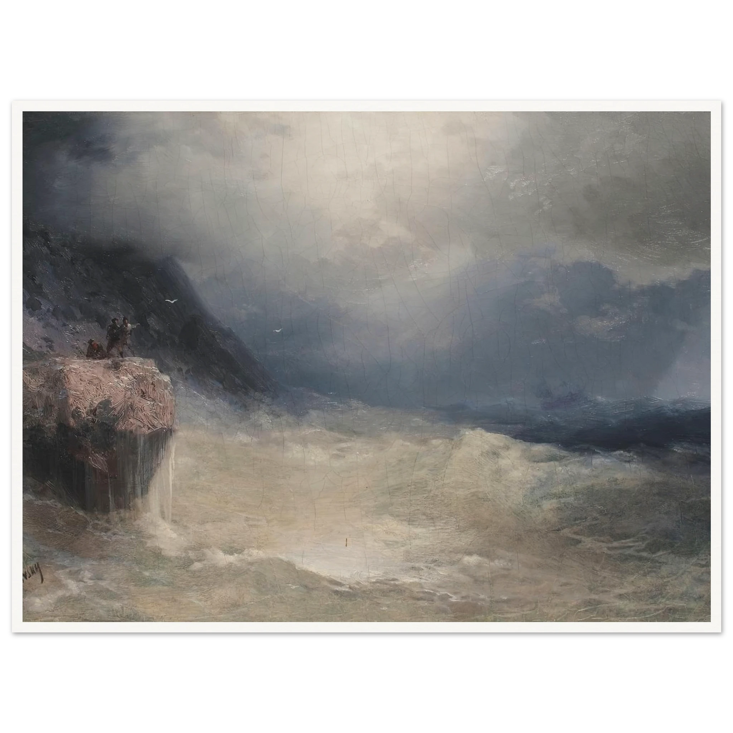 The Survivor Art Print | Ivan Konstantinovich Aivazovsky-Quipham Collections