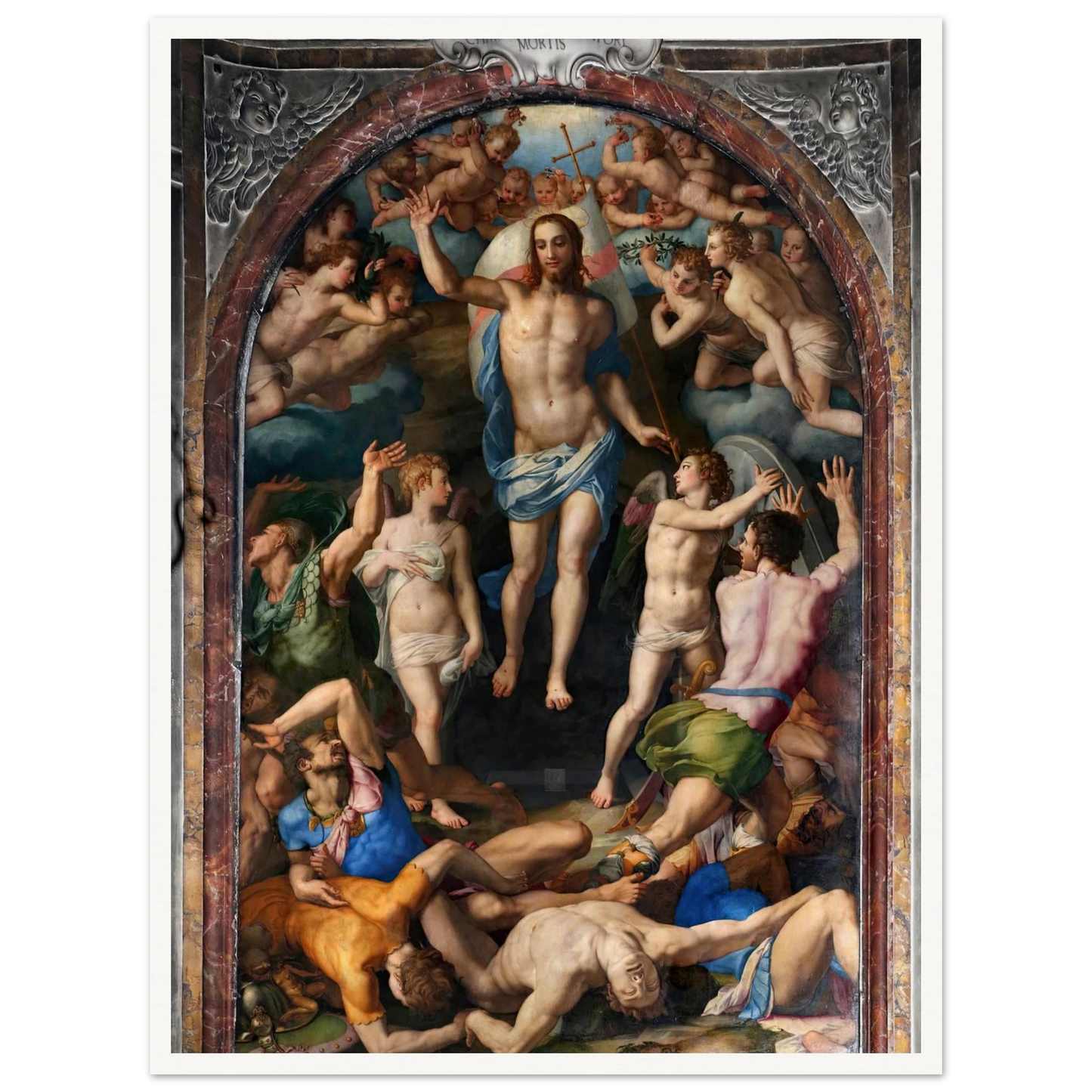 Resurrection Of Christ Art Print | Agnolo Bronzino-Quipham Collections