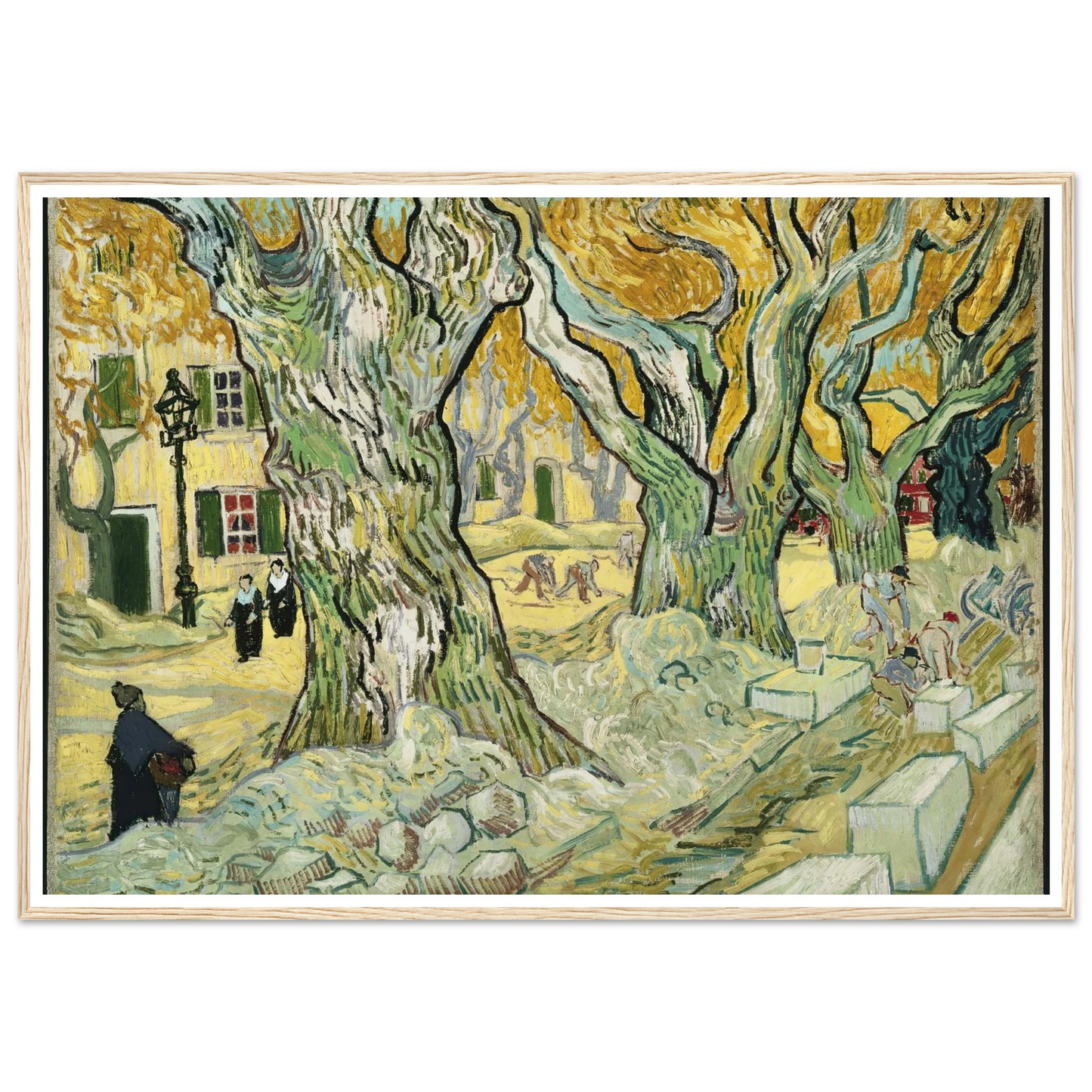 The Road Menders Art Print | Vincent van Gogh-Quipham Collections