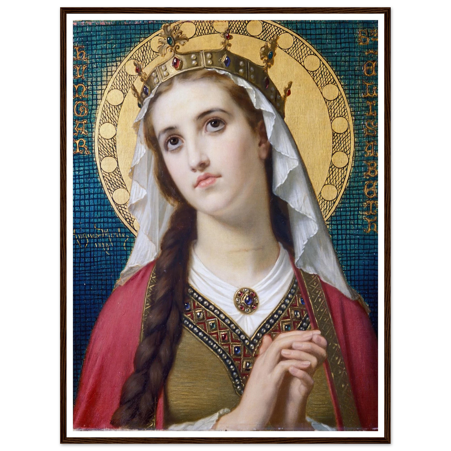 Saint Elizabeth Of Hungary (1879) Art Print | Hugues Merle-Quipham Collections