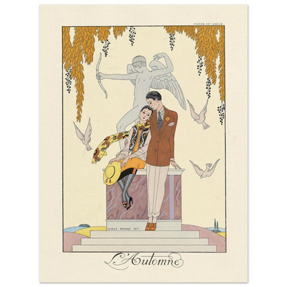 L’Automne (Autumn) (1922–1926) Art Print | George Barbier-Quipham Collections