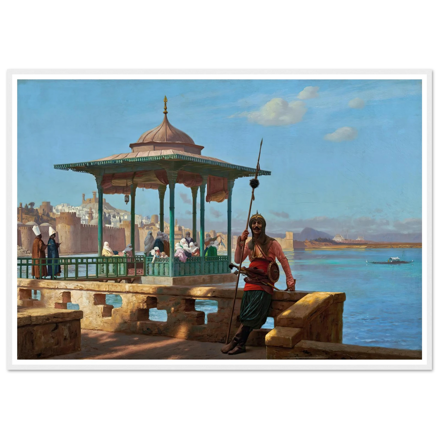 The Harem In The Kiosk Art Print | Jean Leon Gerome-Quipham Collections