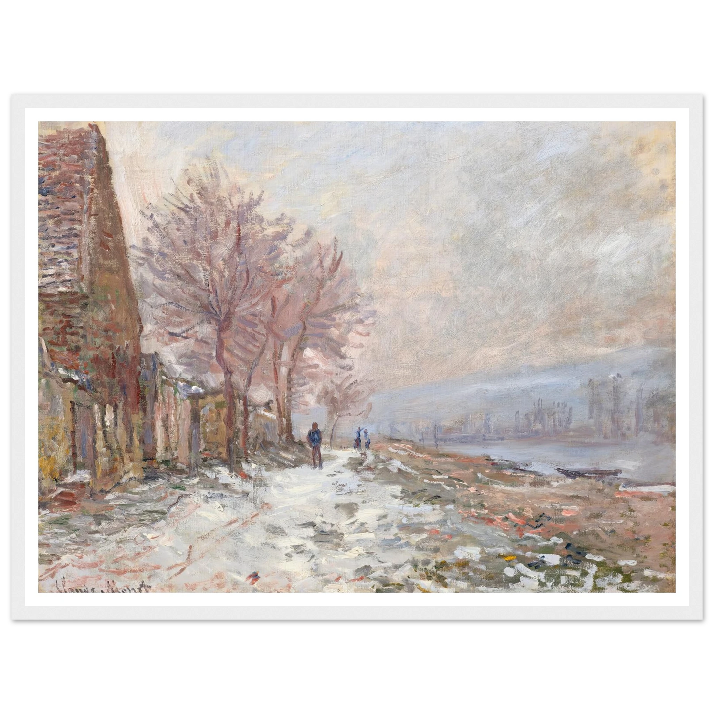 Lavacourt, l’hiver (1879) Art Print | Claude Monet-Quipham Collections
