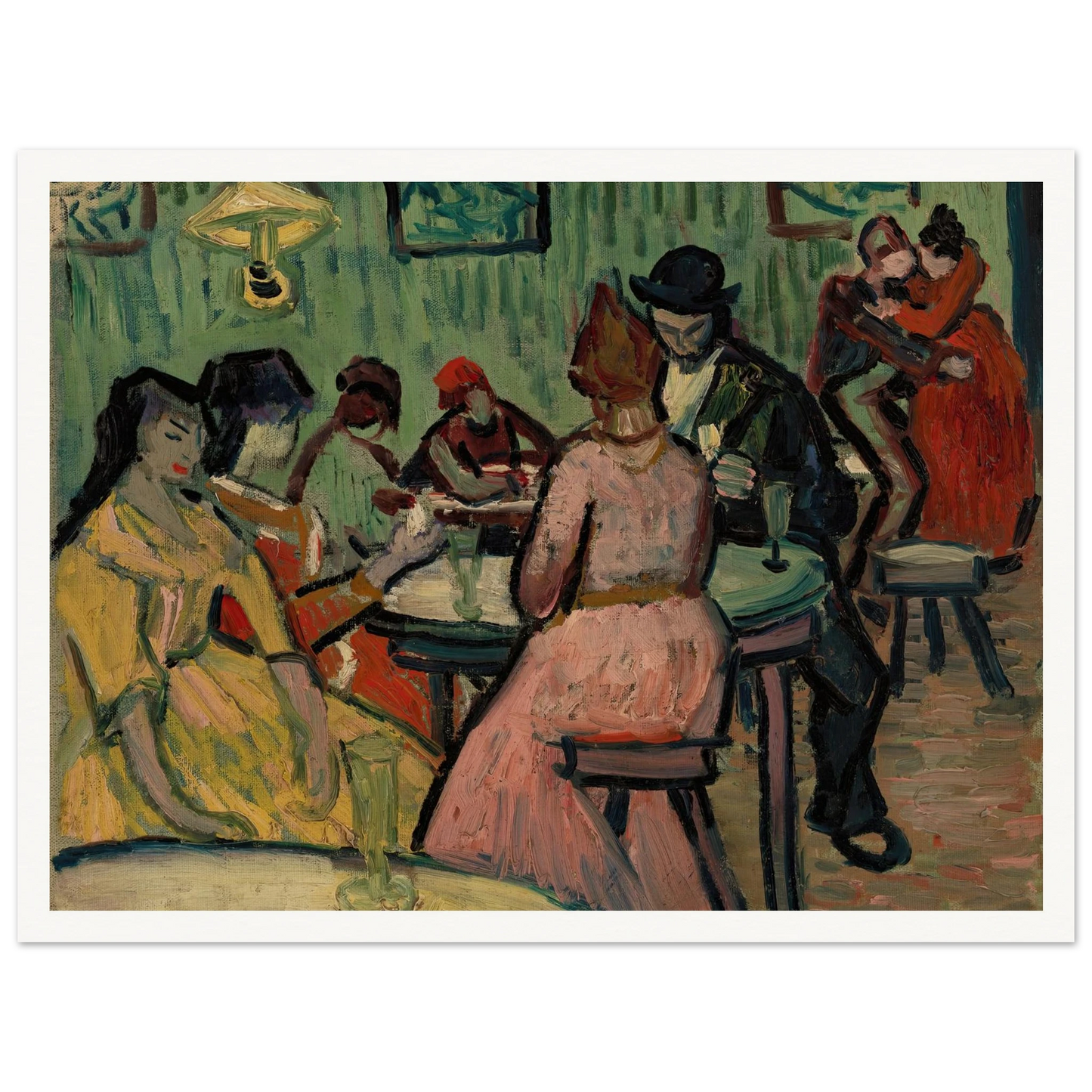 The Brothel (Le Lupanar) (1888) Art Print | Vincent van Gogh-Quipham Collections
