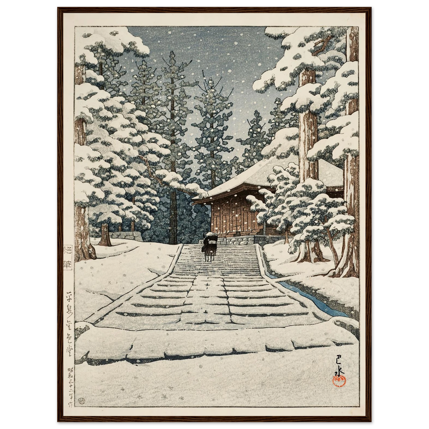 Hiraizumi Konjikido (Konjiki Hall at Hiraizumi) (1957) Art Print | Kawase Hasui-Quipham Collections