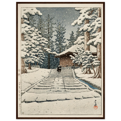 Hiraizumi Konjikido (Konjiki Hall at Hiraizumi) (1957) Art Print | Kawase Hasui-Quipham Collections