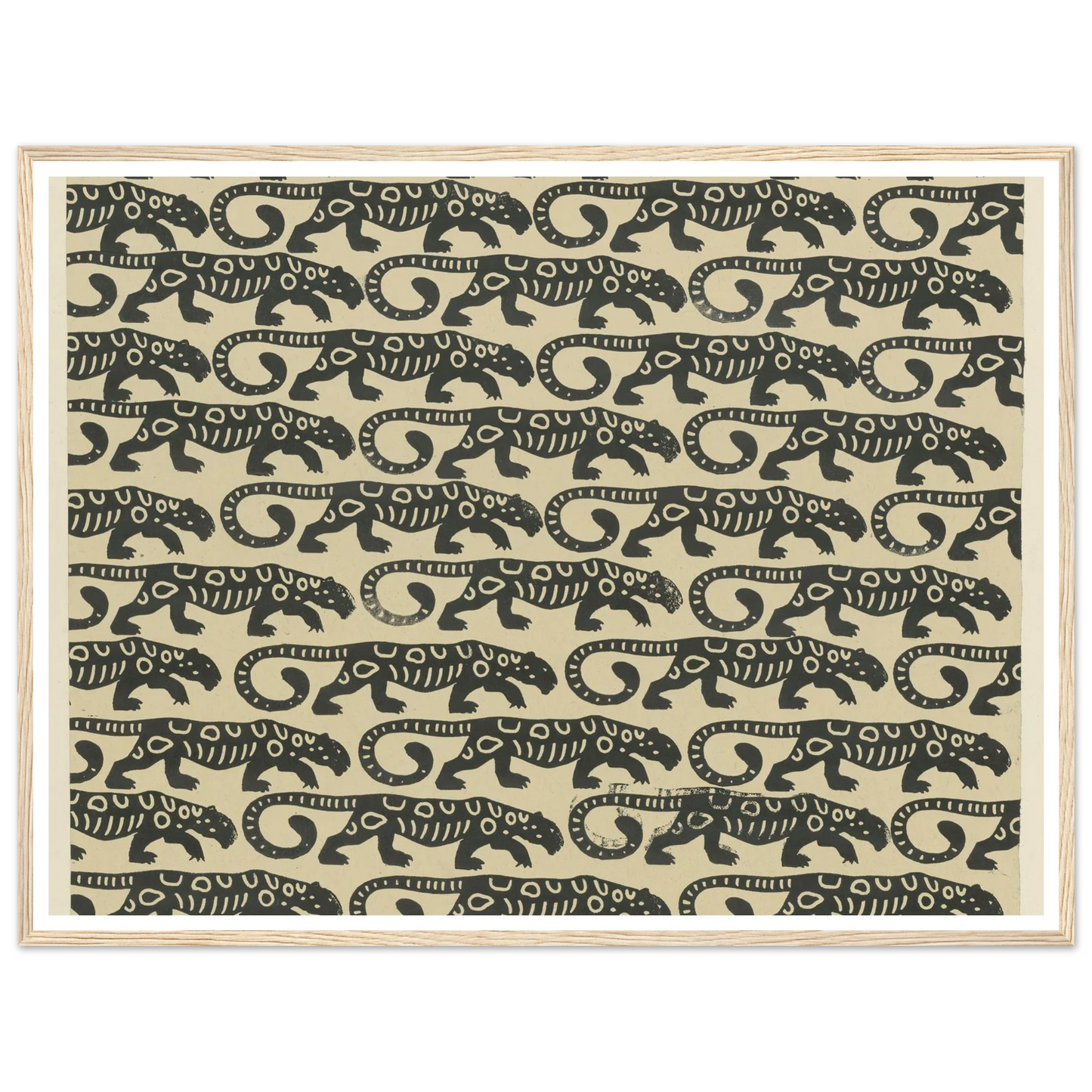 Buntpapier (Leoparden) (1902 - 1906) Art Print | Maria von Uchatius-Quipham Collections