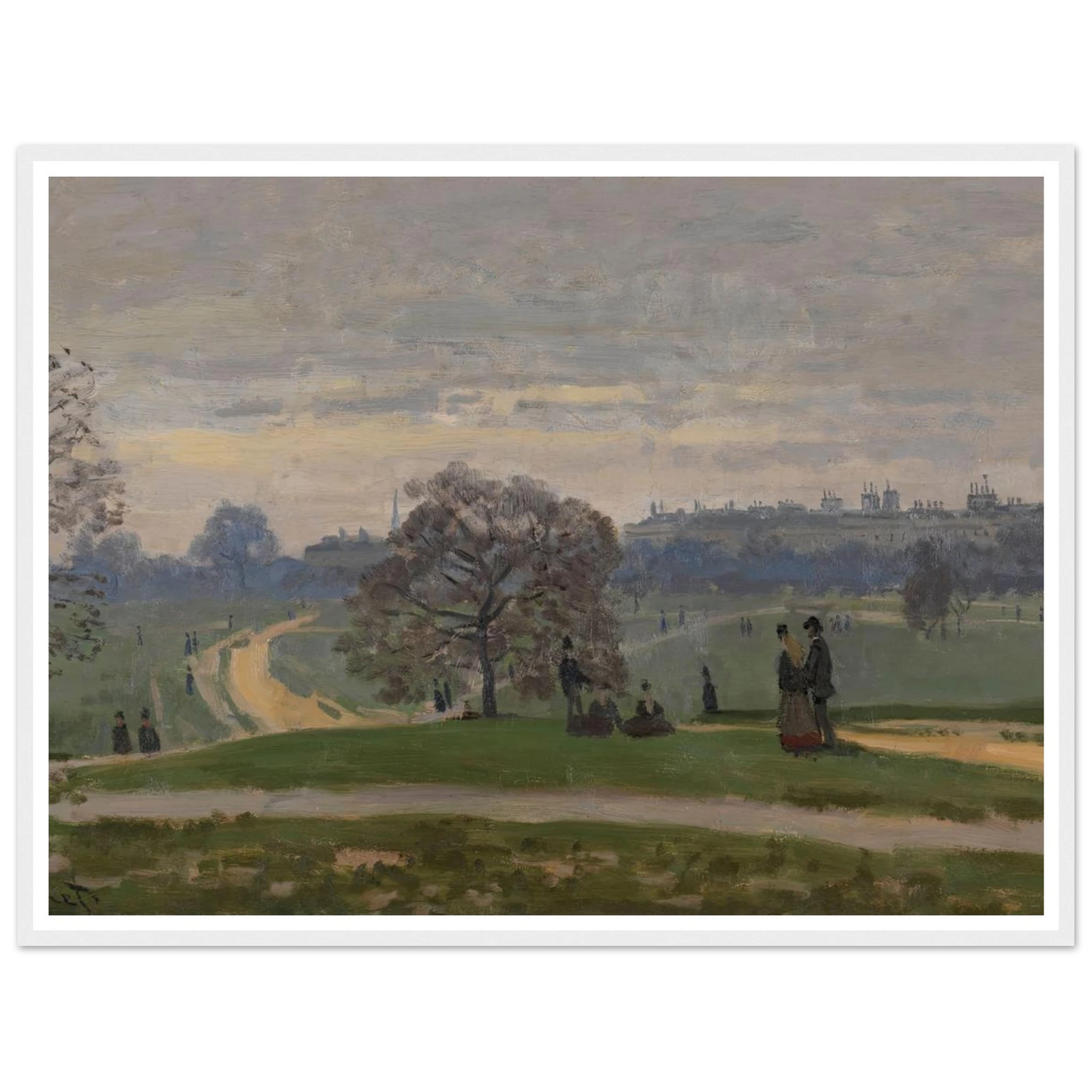 Hyde Park, London (circa 1871) Art Print | Claude Monet-Quipham Collections