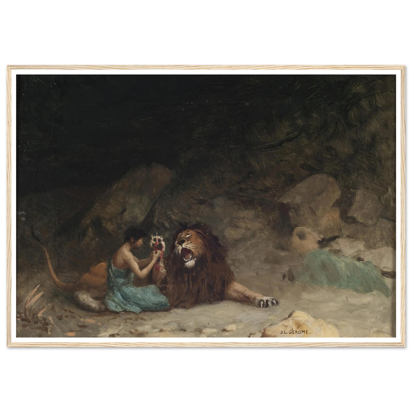 Androcles (circa 1902) Art Print | Jean Leon Gerome-Quipham Collections