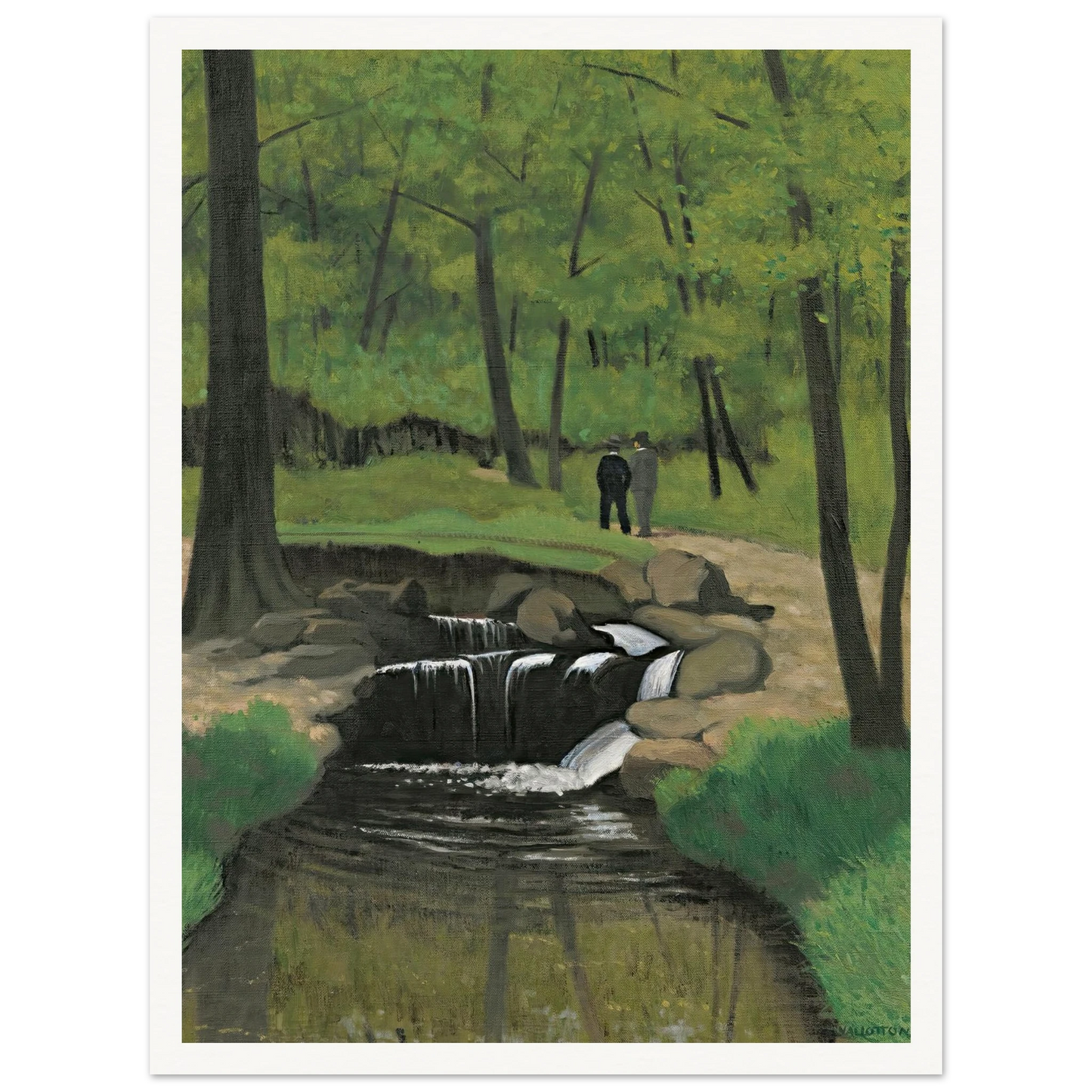 The Woods Of Boulogne (1921) Art Print | Felix Vallotton-Quipham Collections