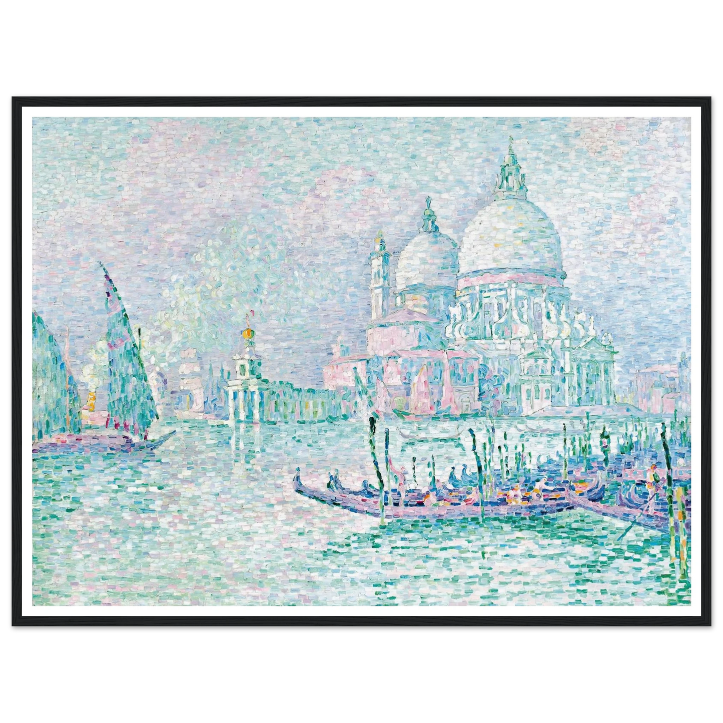 Venise. La Salute. Vert (1908) Art Print | Paul Signac-Quipham Collections
