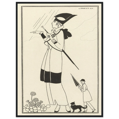 Tailleur de ratin (1914) Art Print | George Barbier-Quipham Collections
