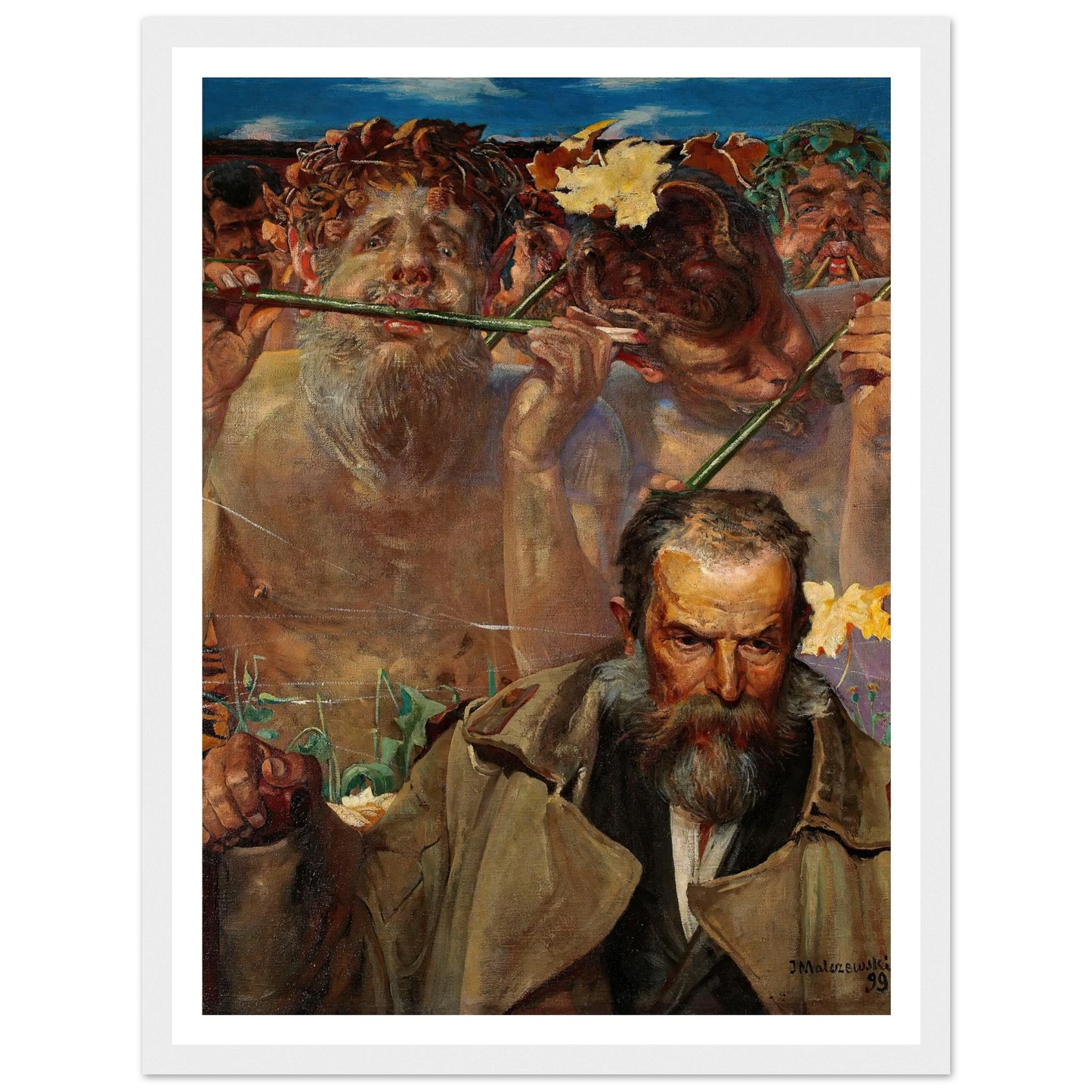 Story of a Song – Portrait of Adam Asnyk (1899) Art Print | Jacek Malczewski-Quipham Collections