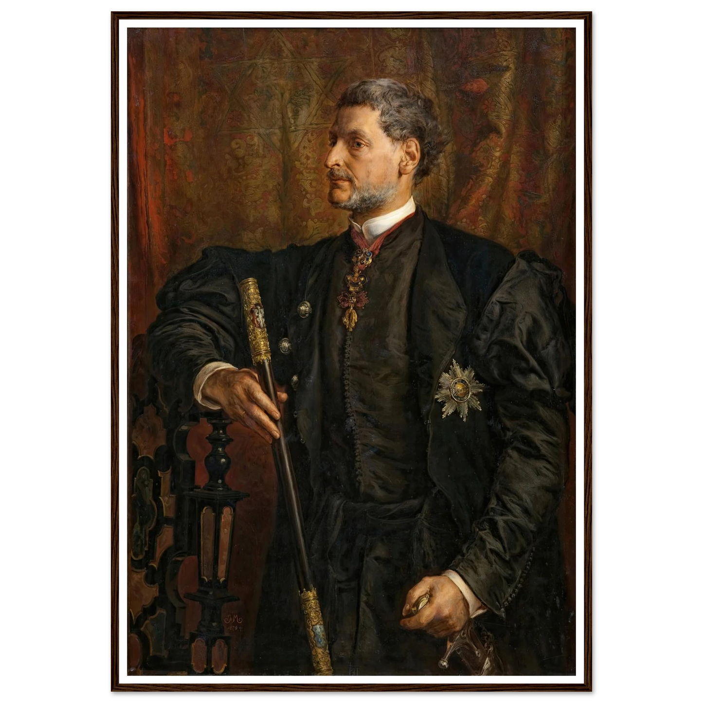 Portrait of Alfred Potocki (1879) Art Print | Jan Matejko-Quipham Collections