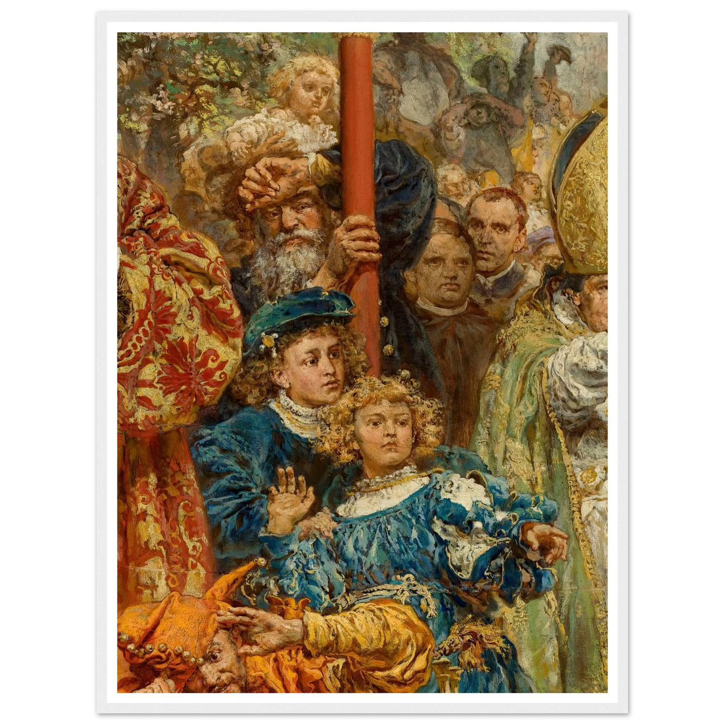 Hanging of the Sigismund bell at the Cathedral Tower in 1521 in Kraków (1874) Art Print | Jan Matejko-Quipham Collections